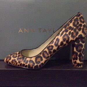 Ann Taylor Leopard Print Heels
